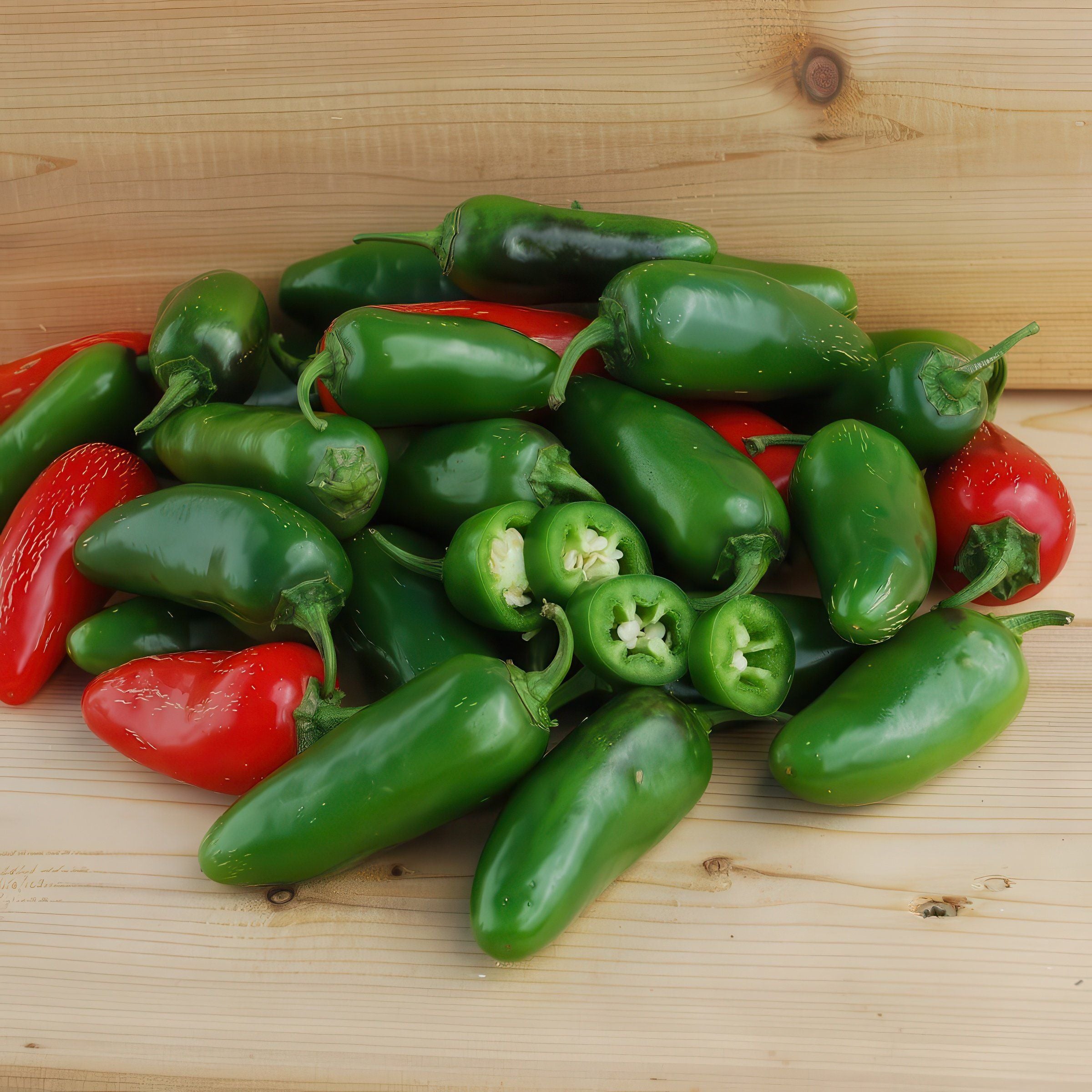3-Piece Early Jalapeño Chile Pepper Plants - 2.5 Pot